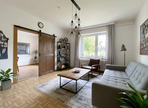 Wohnzimmer virtuell gestaltet - 