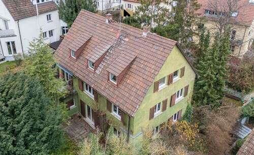 Drohnenbild vom Haus - 