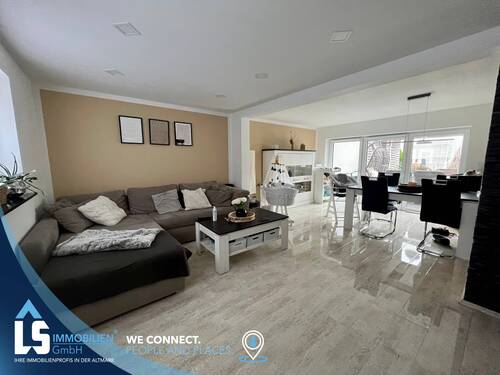 Wohnzimmer - 6 Zimmer Einfamilienhaus in Rathenow