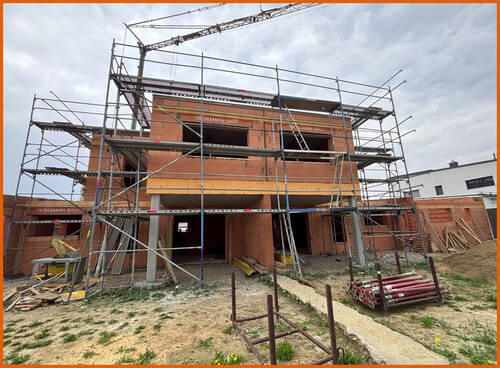 Außenansicht Hinten - 4 Zimmer Doppelhaushälfte in Mariaposching