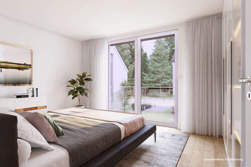 Hauskauf_Brandenburg_Schlafzimmer_Erkner - Ohne Käuferprovision! Neubau, energieeffizient (EE 55) mit Smart Home, Fußbodenheizung u.v.m.