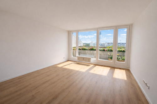 Wohnzimmer KI generiert - Etagenwohnung mit 62,00 m&sup2; in München zur Miete