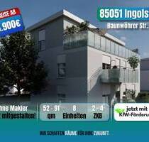 ++BESTPREIS++ NEUBAU 4 ZKB MIET-ENERGIESPAREND mit großem Balkon - Ingolstadt