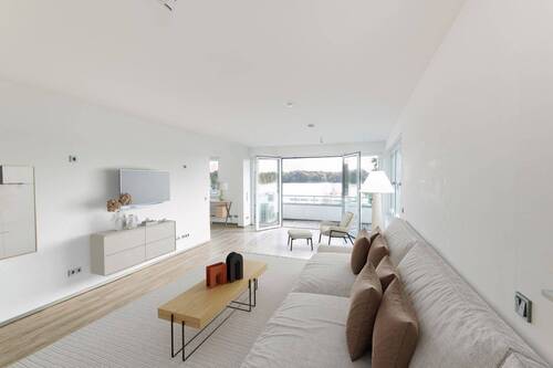 Wohnzimmer (Einrichtungsbeispiel) - Etagenwohnung mit 78,00 m&sup2; in Neuruppin zum Kaufen