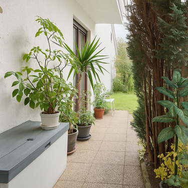 Gartenzugang EG - 5 Zimmer Etagenwohnung in Aichach