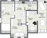 Obergeschoss Grundriss 2D - 