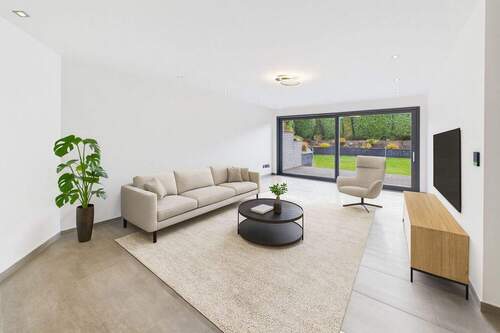 Wohnzimmer EG Visual - 5 Zimmer Mehrfamilienhaus, Wohnhaus in Pulheim