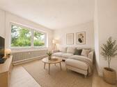 Wohnzimmer Vorderhaus gestaged - 