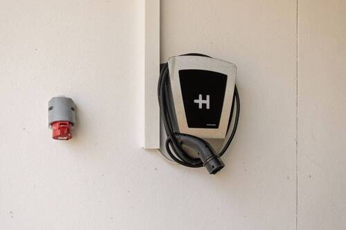Wallbox und Starkstrom-Anschluss - 