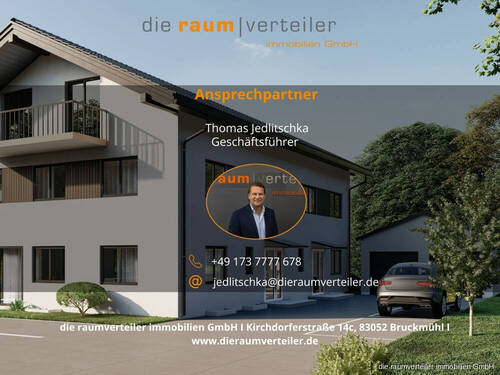 Kontaktinfo - Etagenwohnung mit 38,00 m² in Bruckmühl zum Kaufen