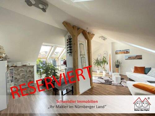 Wohnen - WOW!!! Traumhafte 3,5-Zimmer-Maisonette-Wohnung mit toller Ausstattung und Stellplatz in Nürnberg
