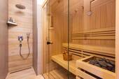 11. Finnische Sauna mit Dusche - 