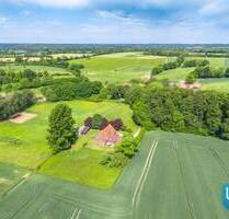 Pferdebesitzer aufgepasst! Resthof in Alleinlage mit Ausbaureserve, Koppeln und Stall - Grebin