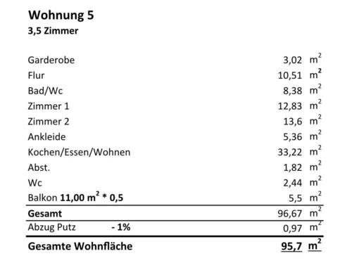 Wohnfläche - 