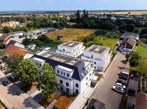 Luftbild - Terrassenwohnung mit 98,30 m² in Worms zum Kaufen