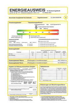 Energieausweis - 