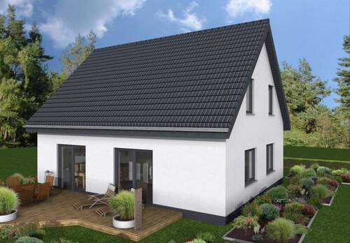 Außenansicht 1.jpg - +++NEUBAUPROJEKT+++ modern und hochwertig ausgestattetes Einfamilienhaus inklusive Grundstück