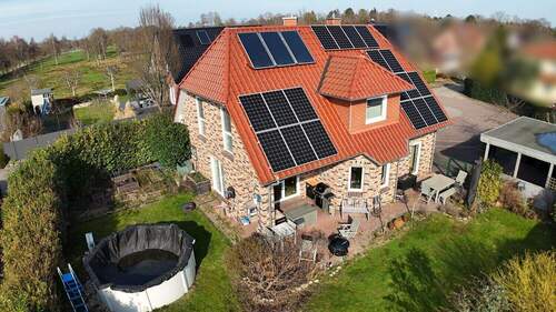 Luftaufnahme - 5 Zimmer Einfamilienhaus in Ganderkesee