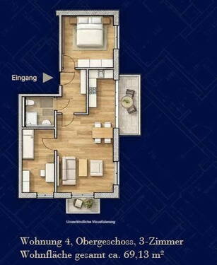 Bild 3 - Etagenwohnung mit 69,10 m&sup2; in München zum Kaufen