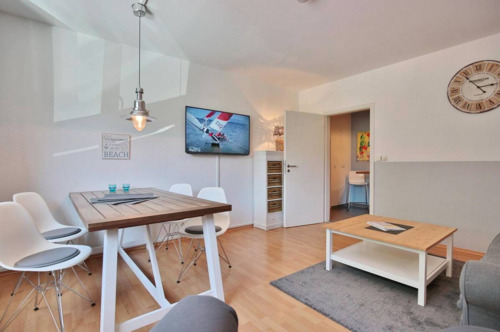 Essbereich im Wohnzimmer - Etagenwohnung mit 52,00 m&sup2; in Timmendorfer Strand zum Kaufen