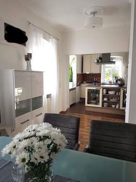 Esszimmer mit Küche - 