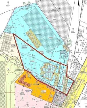 Lageplan Grundstück GS 3 li Tf rot markiert.jpg - Grundstück in Stralsund