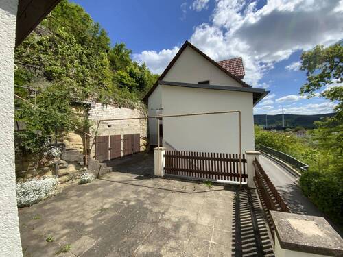 Terrasse - Einfamilienhaus mit 91,00 m&sup2; in Rudolstadt zum Kaufen