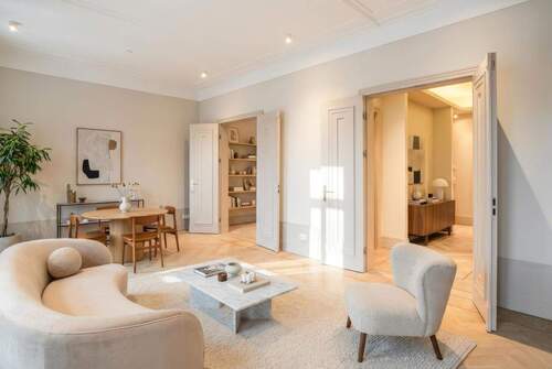 Digitales Staging des Wohnbereichs - 3 Zimmer Etagenwohnung in Potsdam