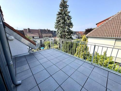 Blick vom Balkon - 