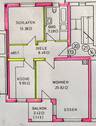 Grundriss - 2 Zimmer Etagenwohnung zum Kaufen in Landau an der Isar