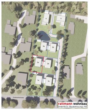 Lageplan Grundstück - 5 Zimmer Einfamilienhaus zum Kaufen in Erlangen