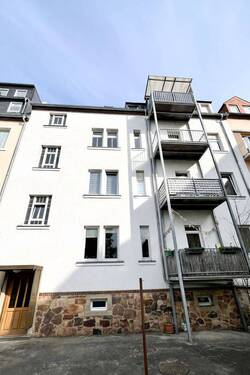 Rückansicht - 1 Zimmer Mehrfamilienhaus, Wohnhaus in Döbeln