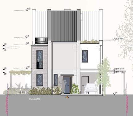 Ansicht Ost EFH - 6 Zimmer Einfamilienhaus in Leipzig