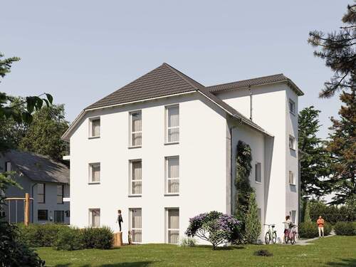 Hausansicht.jpg - Etagenwohnung mit 68,30 m² in Petershagen/Eggersdorf zum Kaufen