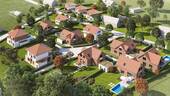 Visualisierte Beispielbebauung - 