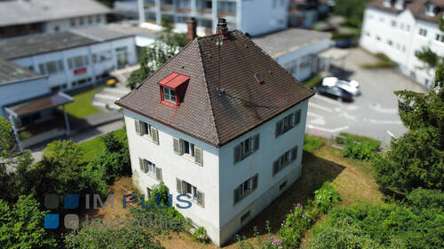 Ansicht der Bebauung - EFH, DH, 3 Spänner oder MFH -auf diesem Grundstück, mitten in der Stadt, ist alles möglich!