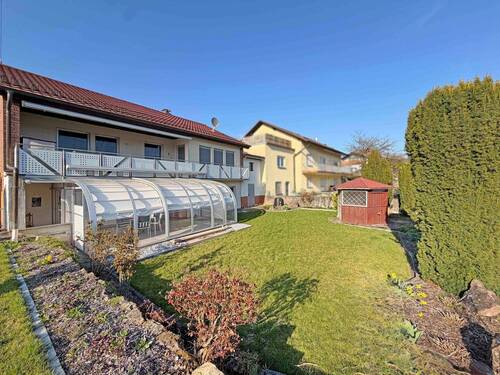 Garten - Einfamilienhaus mit 156,00 m&sup2; in Mühlhausen zum Kaufen