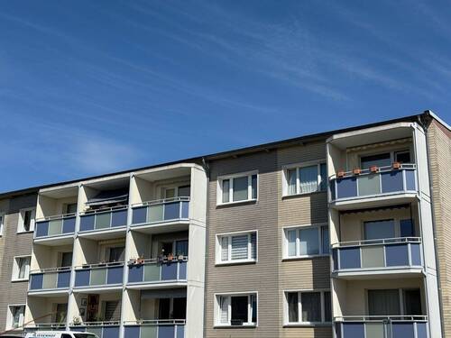 Balkonansicht - 2-Raum Wohnung mit Balkon in ruhiger Lage in Samtens