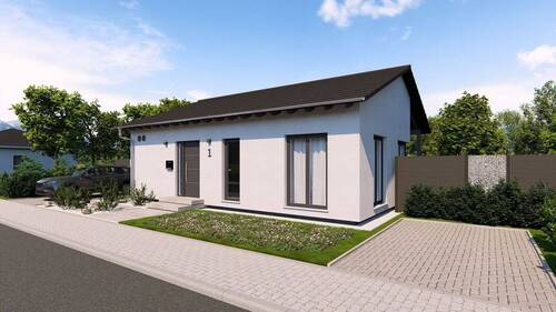 Ansicht Eingang - 2 Zimmer Bungalow in Fischbach bei Dahn