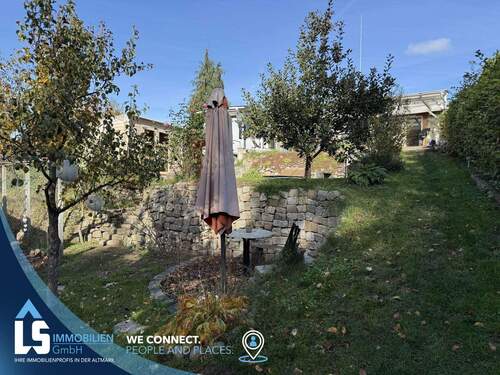 Blick in den Garten - 3 Zimmer Einfamilienhaus zum Kaufen in Biesenthal