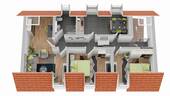 Dachgeschoss 3D - 