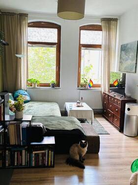 Wohnzimmer - 2 Zimmer Etagenwohnung in Braunschweig