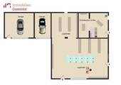 Grundriss Lagerhalle & Garagen mit Eventbereich - 