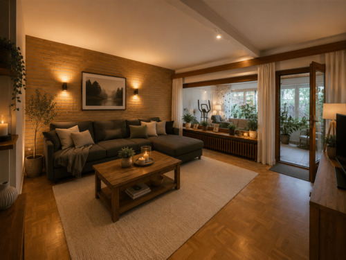 Wohnzimmer (virtually staged) - 