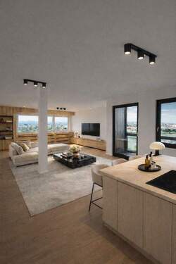 Bild 1 - Wohnen mit Horizont - Traumhafter Blick über Rhein und Strassbourg