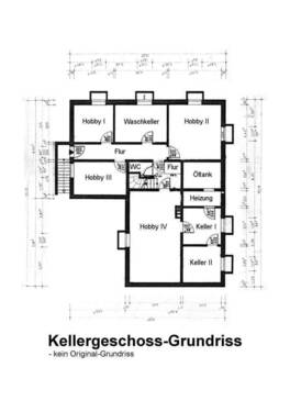 Kellergeschossflur - 