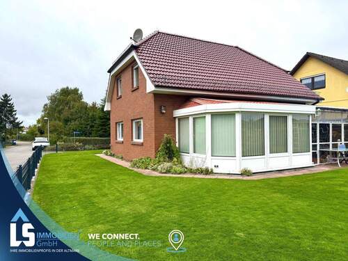 Blick aus dem Garten - 