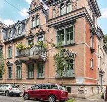 Repräsentative Eigentumswohnung mit Wintergarten, Gartenanteil & Stellplatz in Weimar