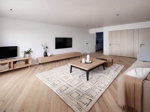 Wohnzimmer (Homestaging) - 3 Zimmer Etagenwohnung zum Kaufen in Braunschweig