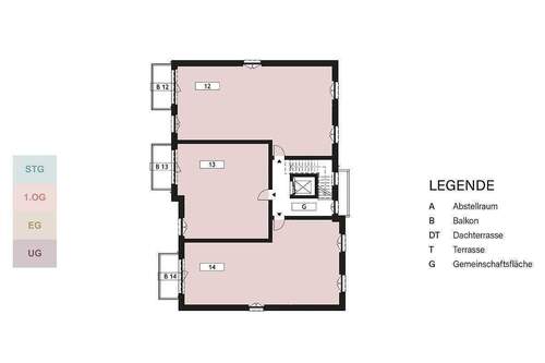 Geschossübersicht 1. OG - 